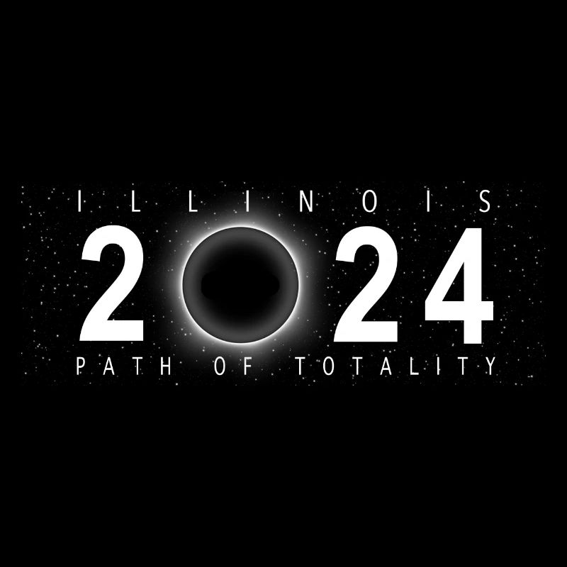 Eclipse de Soleil Illinois 8 avril 2024