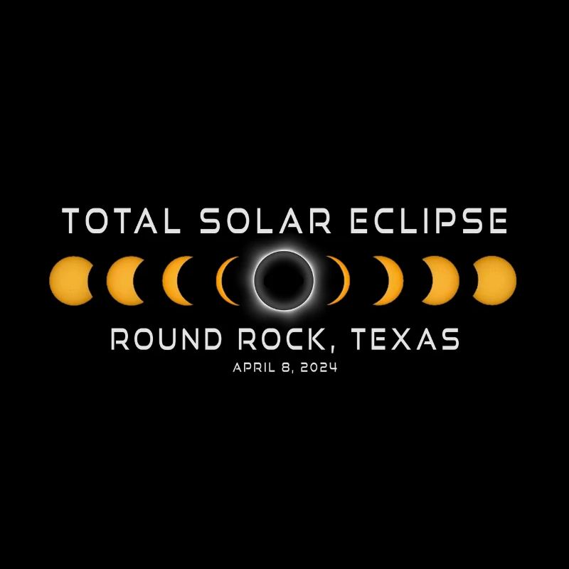 Round Rock Texas Solar Eclipse 2024 April 8