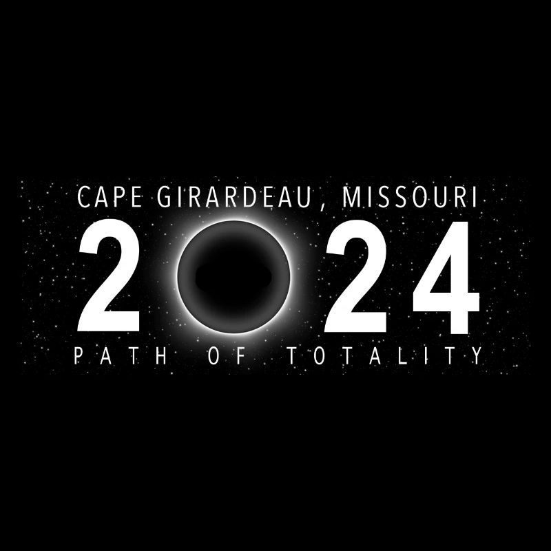 Eclipse de Soleil Cape Girardeau Missouri 8 avril 2024