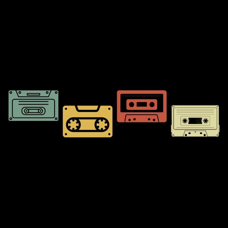 Cassette rétro vintage
