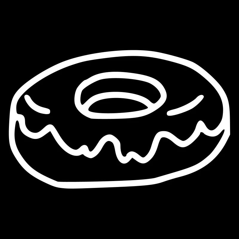 Donut Emoji Donuts Sticker Sketch White