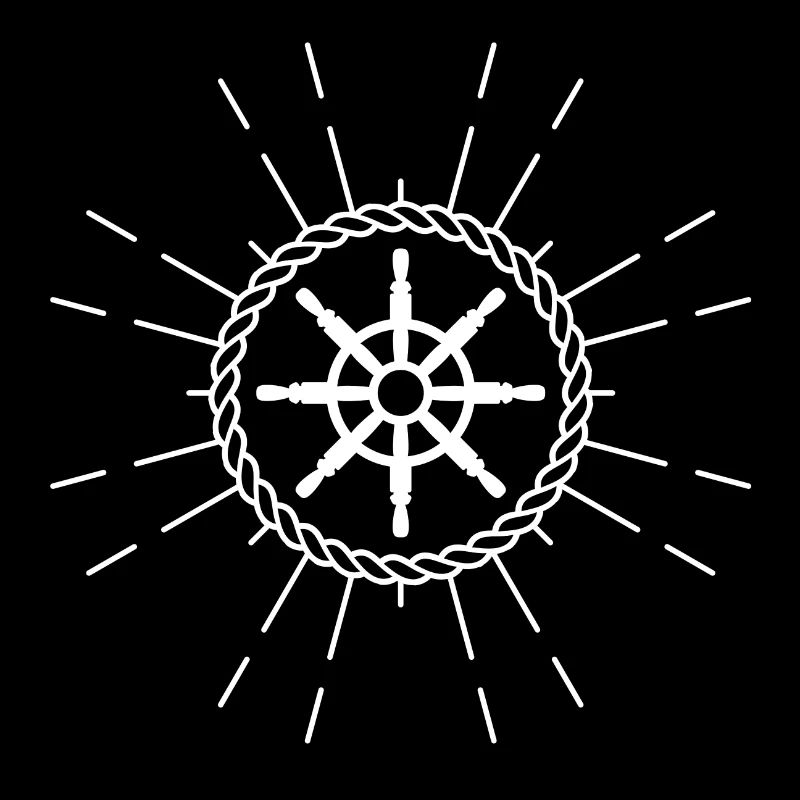 Bateau roue de commande bateau roue de bateau noeuds voile