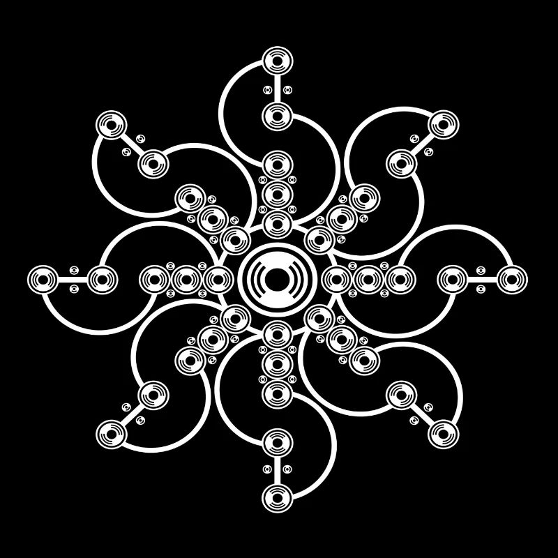 Kornkreis oder auch Crop circle genannt.