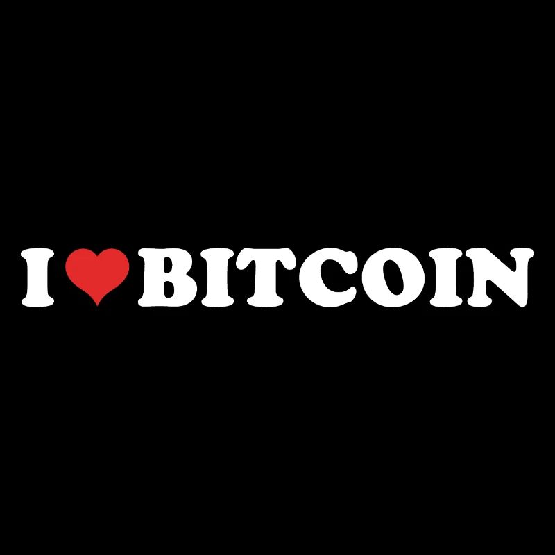J’aime Bitcoin - Ich Liebe Bitcoin