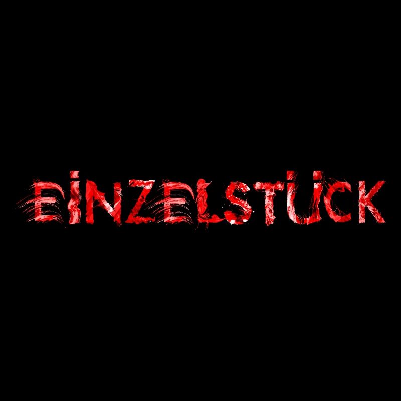 Einzelstück rot
