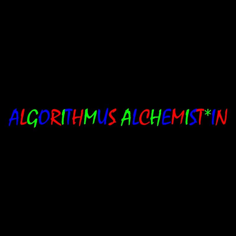 Algorithm Alchemist – Typographie colorée