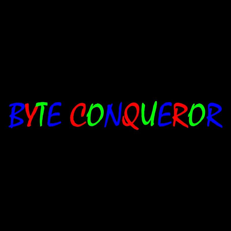 Byte Conqueror – Typographie colorée