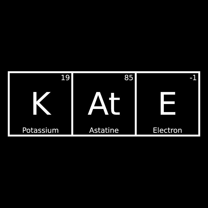 Kate Nom Prénom Chimie Éléments du tableau périodique