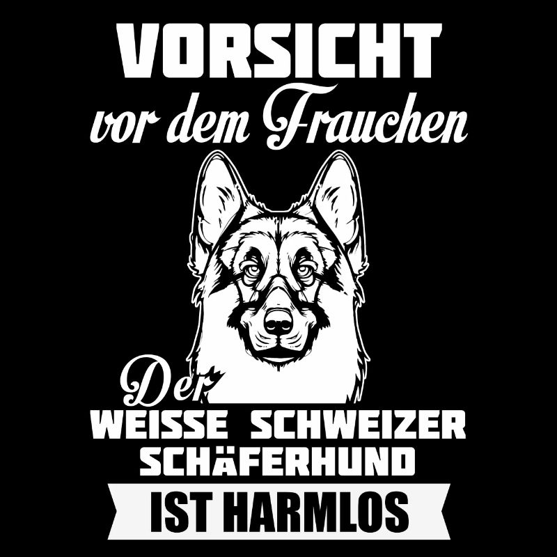 Weisser Schweizer Schäferhund - Vorsicht