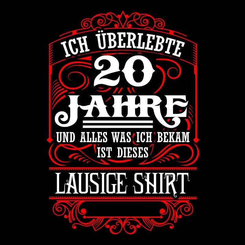 20th anniversary - survived - lousy shirt - DE
