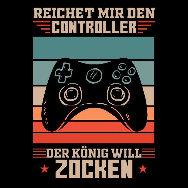 Reichet mir den Controller der König will zocken