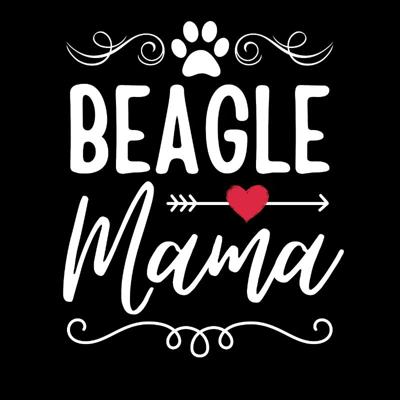 Beagle Mama Hund Beagle Mom