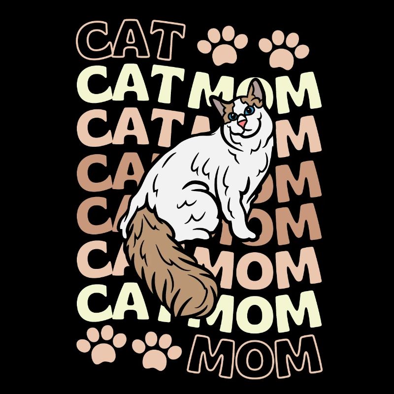 Süße Türkisch Van Katze Mama