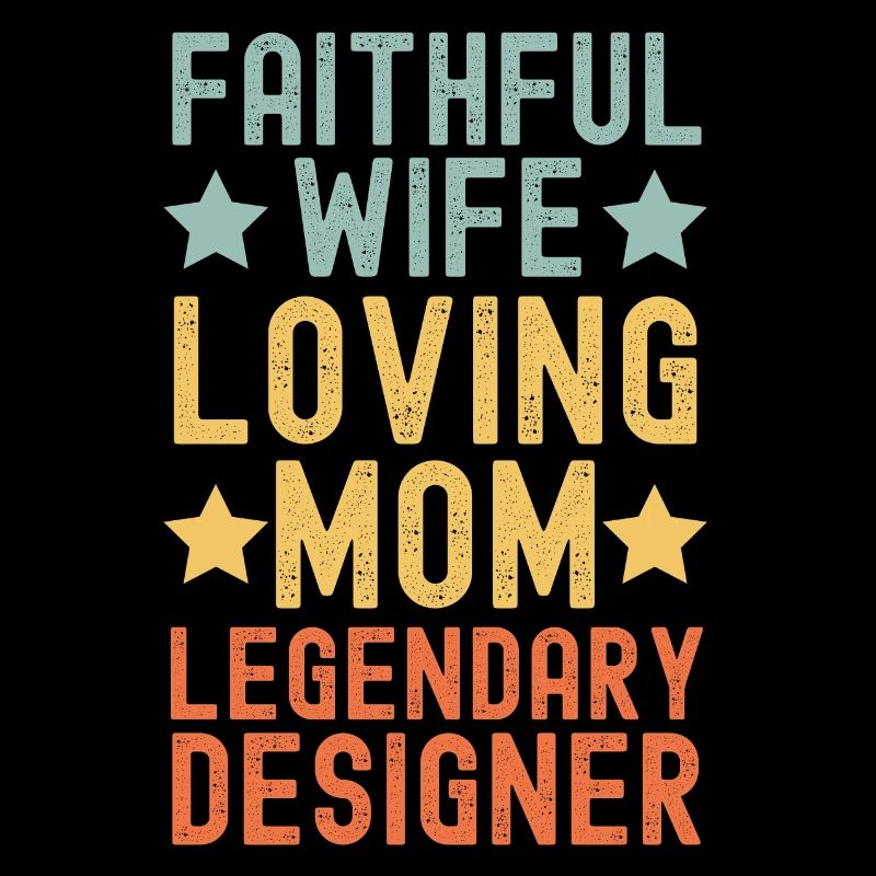 Treue Ehefrau Liebevolle Mutter Designerin