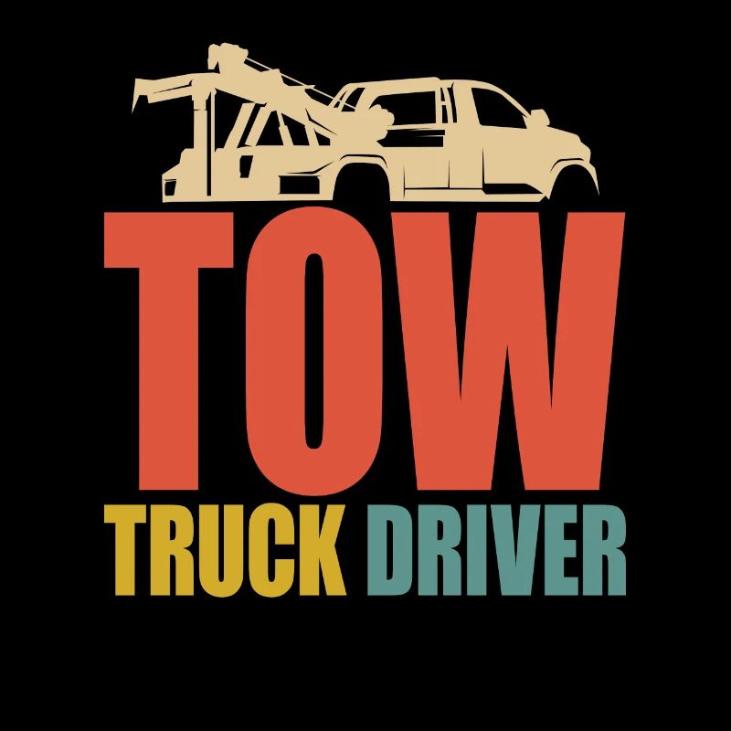 Retro Abschleppwagen Vintage Abschlepper