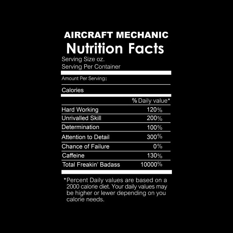 Flugzeug Mechaniker Witzig