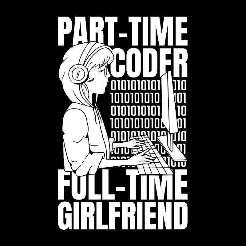 Entwickler Coder Programmierer Feste Freundin