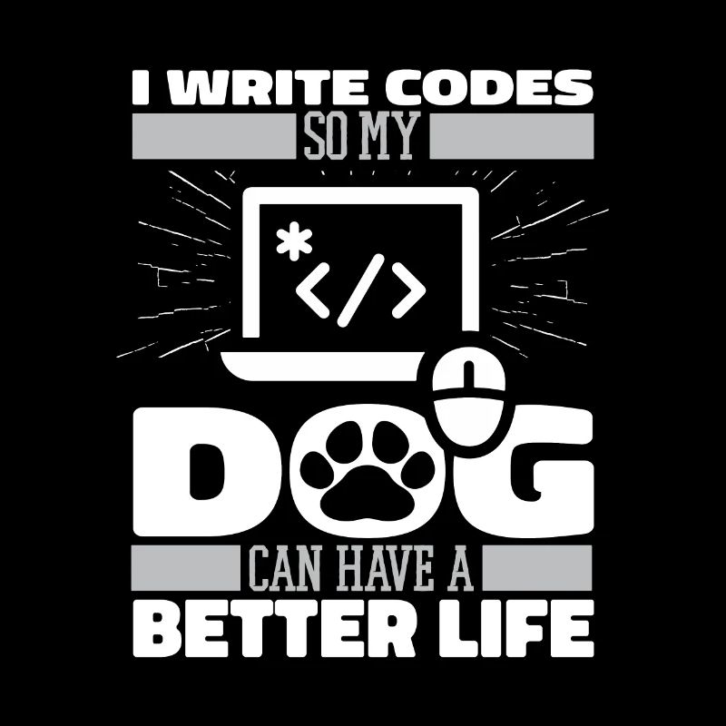 Entwickler Coder Programmierer Hund