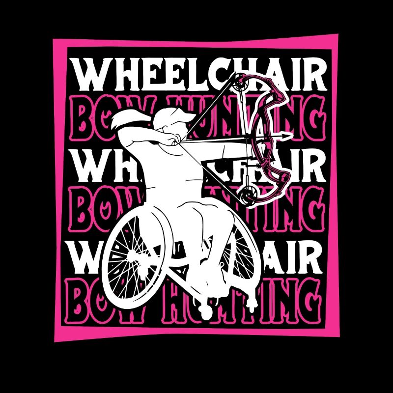 Bogenjagd Bogenjäger Rollstuhl