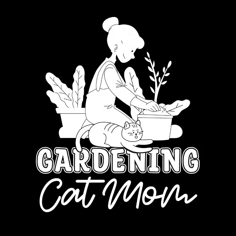 Hobbygärtner Garten Mutter Gartenkatze