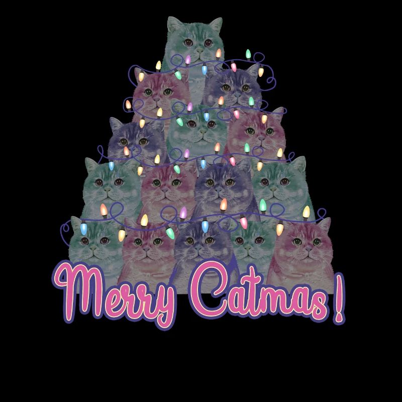Joyeux Catmas Chats de Noël
