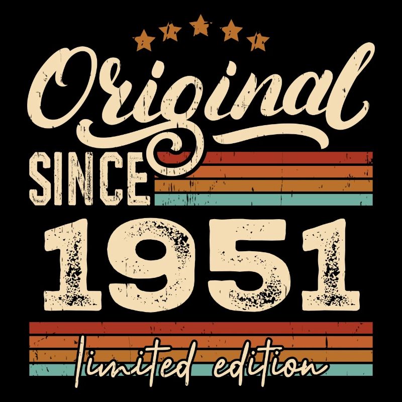 Original 1951 Vintage - Cadeau D’anniversaire 1951