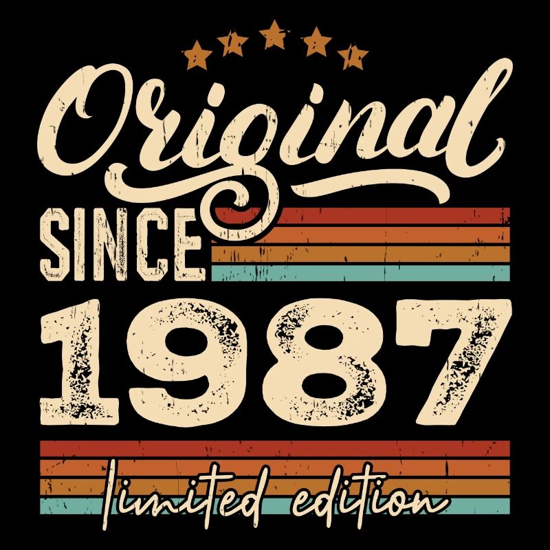 Original 1987 Jahrgang - 1987 Geburtstagsgeschenk