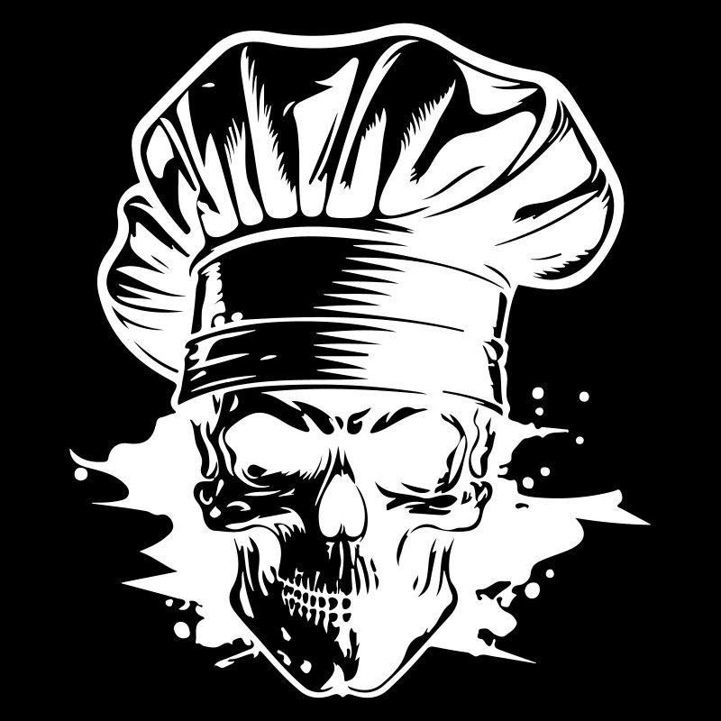 Koch Skelett Chef