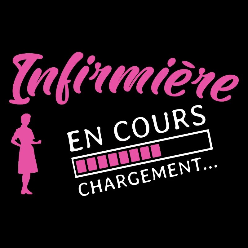Tshirt Infirmière , Infirmière en cours
