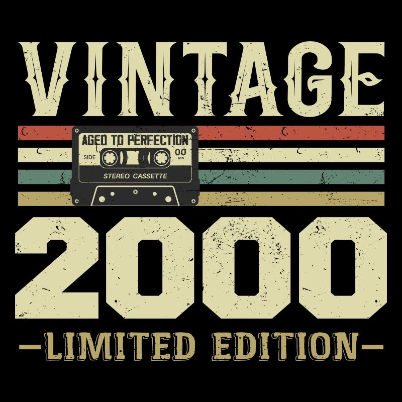 Vintage 2000 Retro 2000 Geburtstagsgeschenk