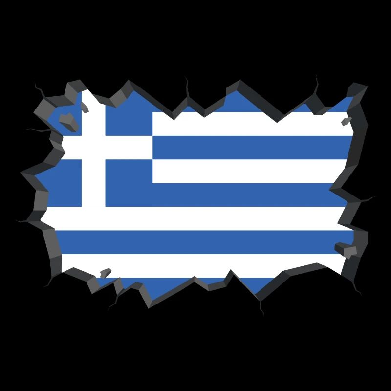 Grèce Drapeau Hellas Drapeau Athènes Crète Kos