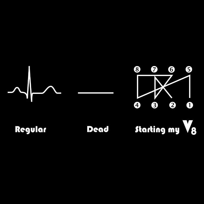 V8 engine Crossplain Heartbeat design