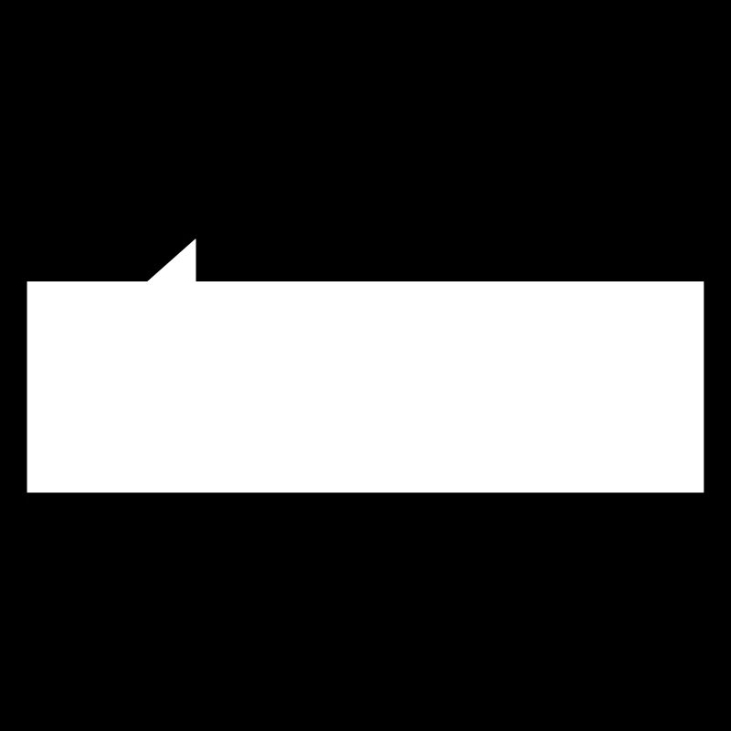 Speech bubble rectangle