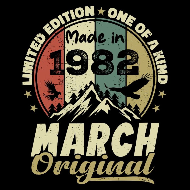 März 1982 Geburtstagsgeschenk Limitierte Auflage