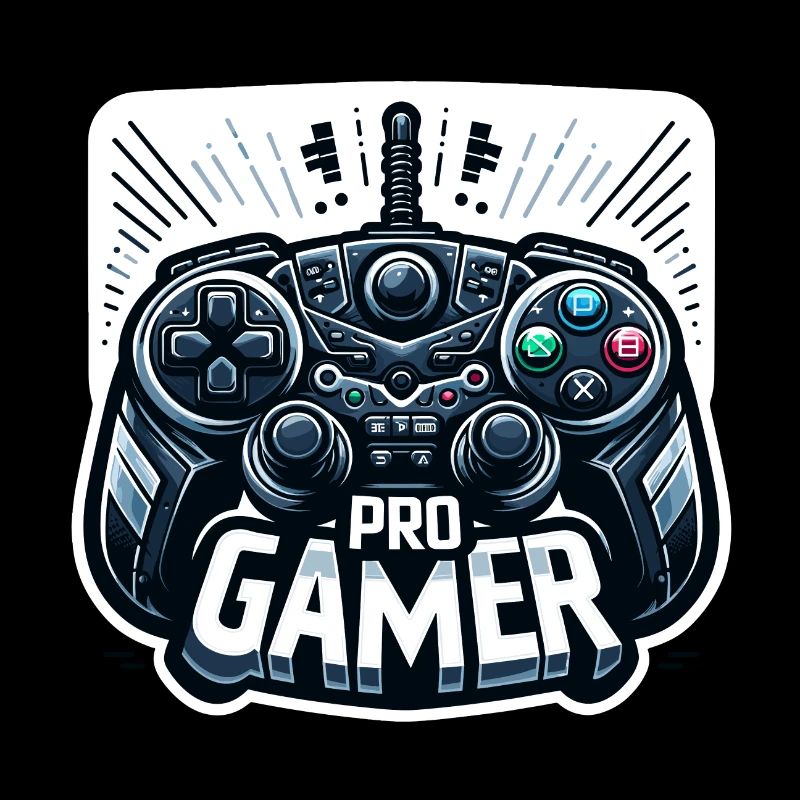 Pro Gamer - Controller Illustration