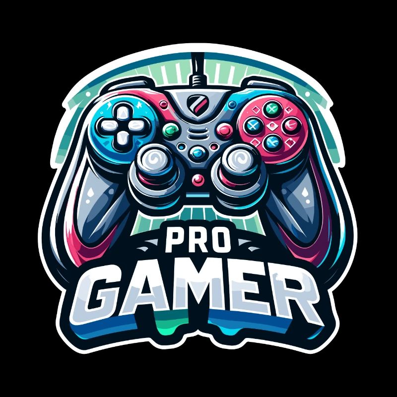 Pro Gamer - Controller Illustration