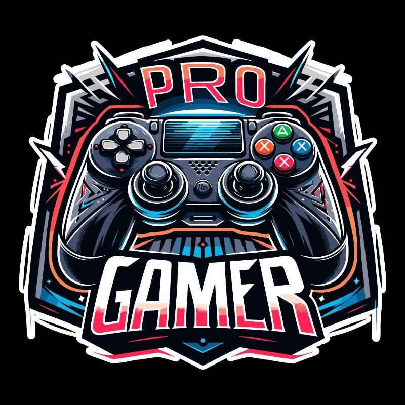 Pro Gamer - Controller Illustration