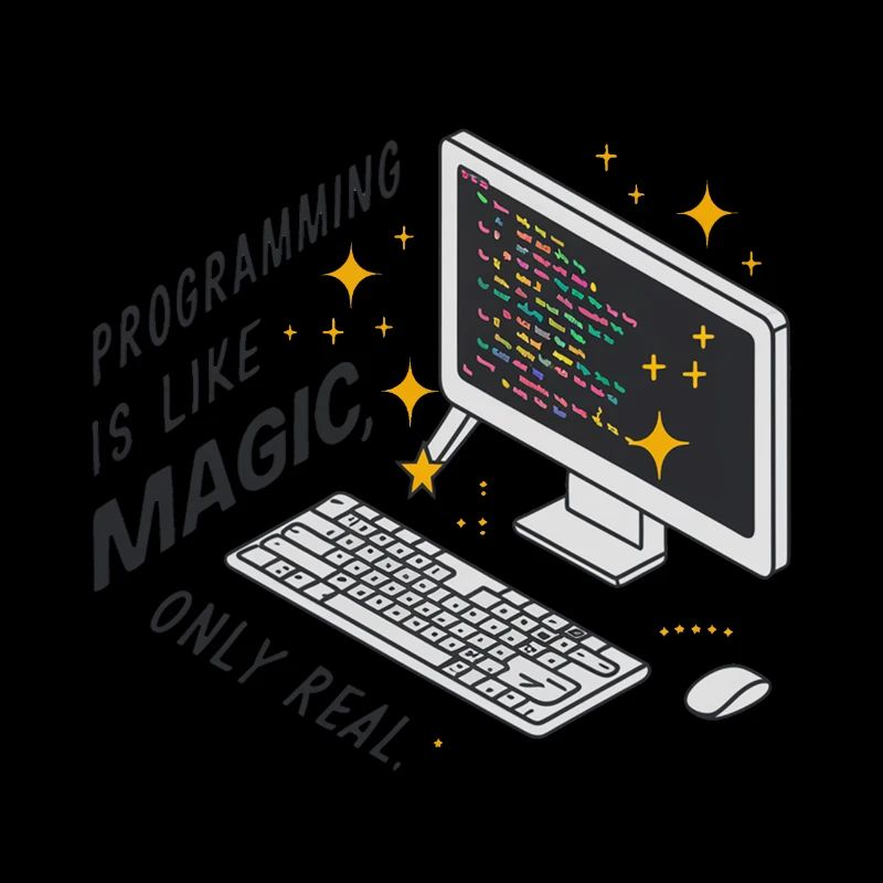 Programmieren ist wie Magie, nur real.