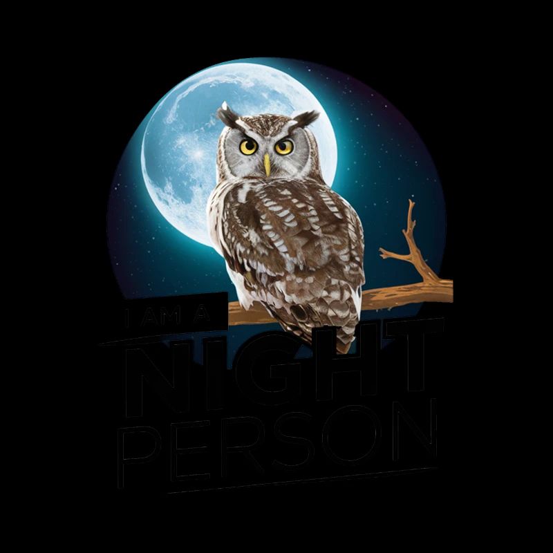 Ich bin ein Nachtmensch.