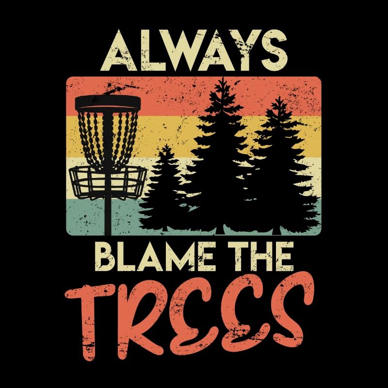 Disc Golf Sort Discgolf Rétro vintage