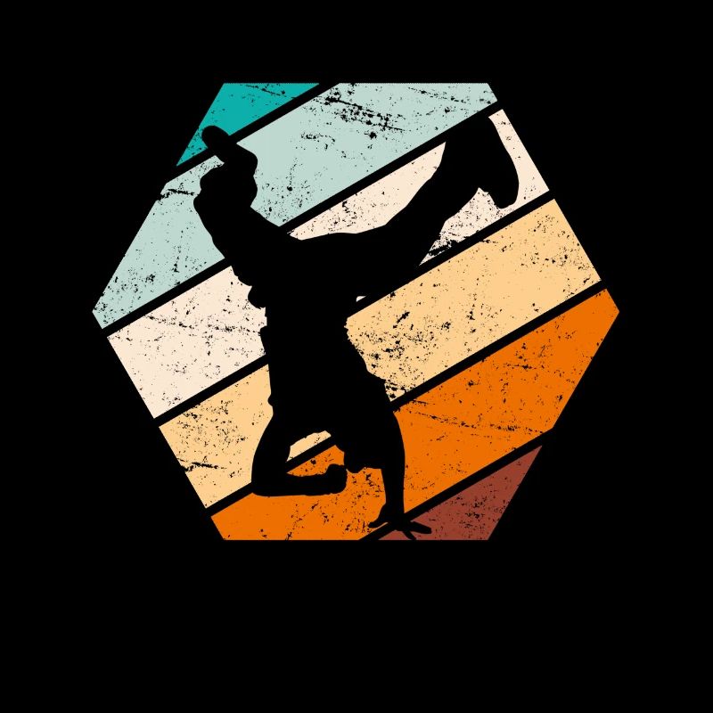 Breakdance Retro Breakdancer B-Boy
