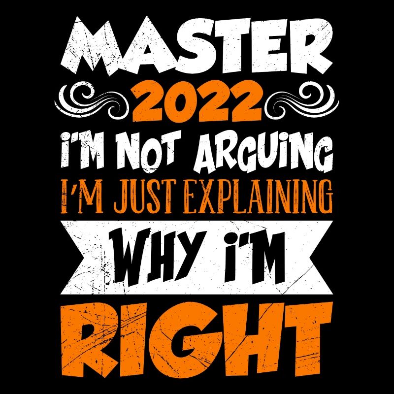 Master 2022 ich diskutiere nicht Master