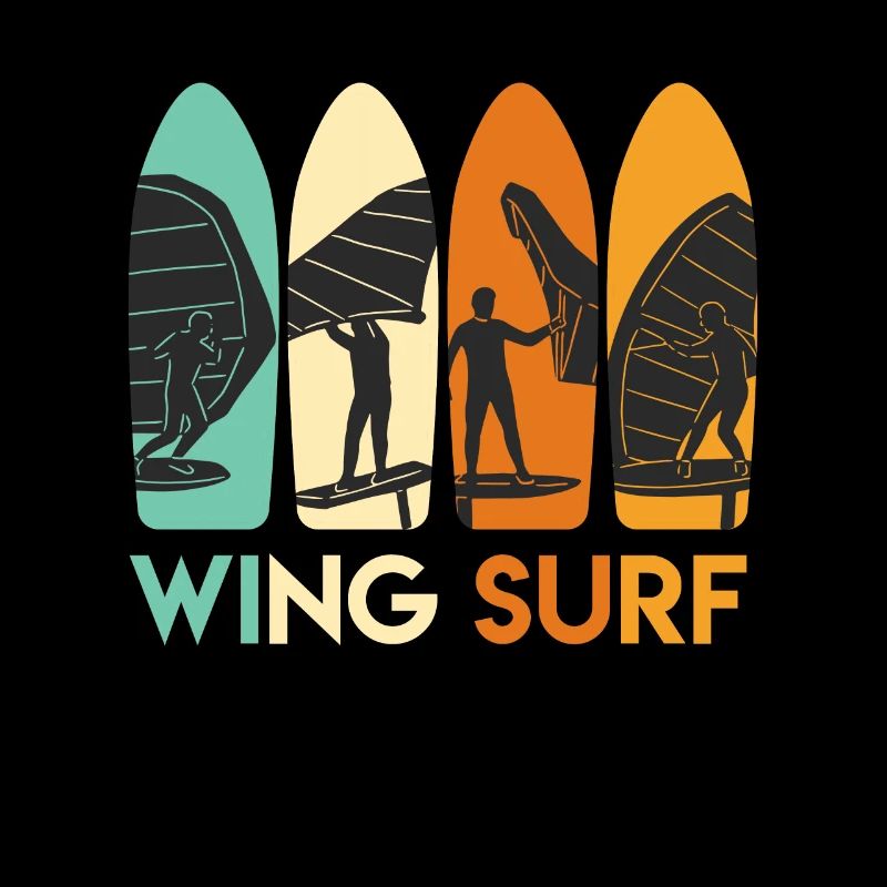 Wing Surf WIng Foil Retro Wingfoiling