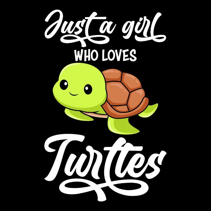 Mädchen das Schildkröten liebt Kinder Mädchen