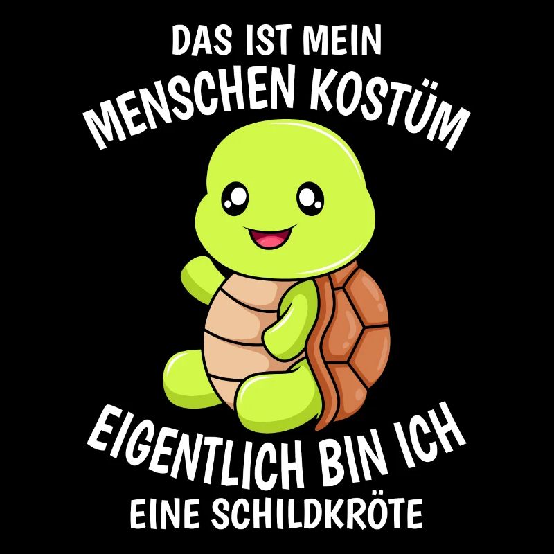 Menschen Kostüm ich bin eine Schildkröte