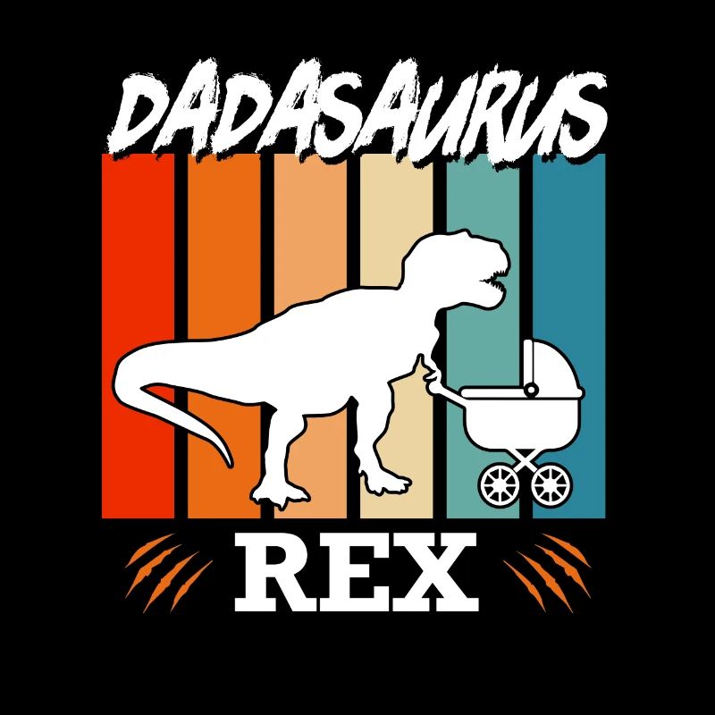 Dadasaurus Rex Vater Papa werdender Papa