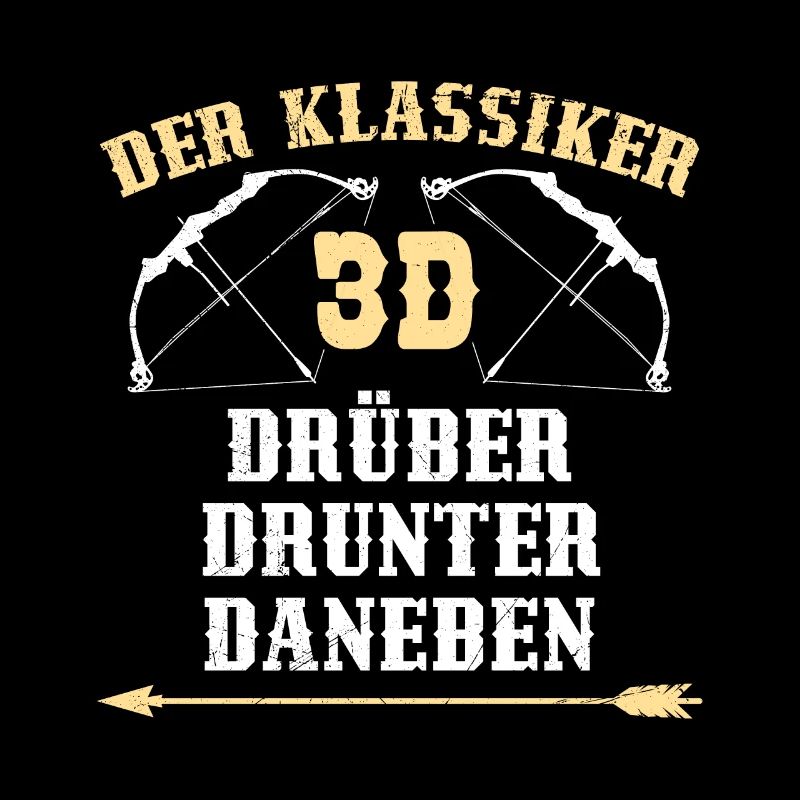 3D Regel Drüber Drunter Daneben Bogenschütze