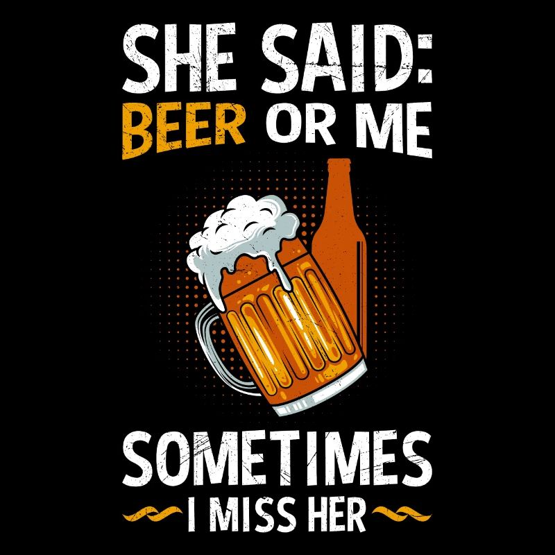 Männer Bier Spruch Bier oder Frau Biertrinker