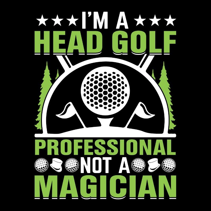À la tête d’un professionnel de golf pas d’un magicien
