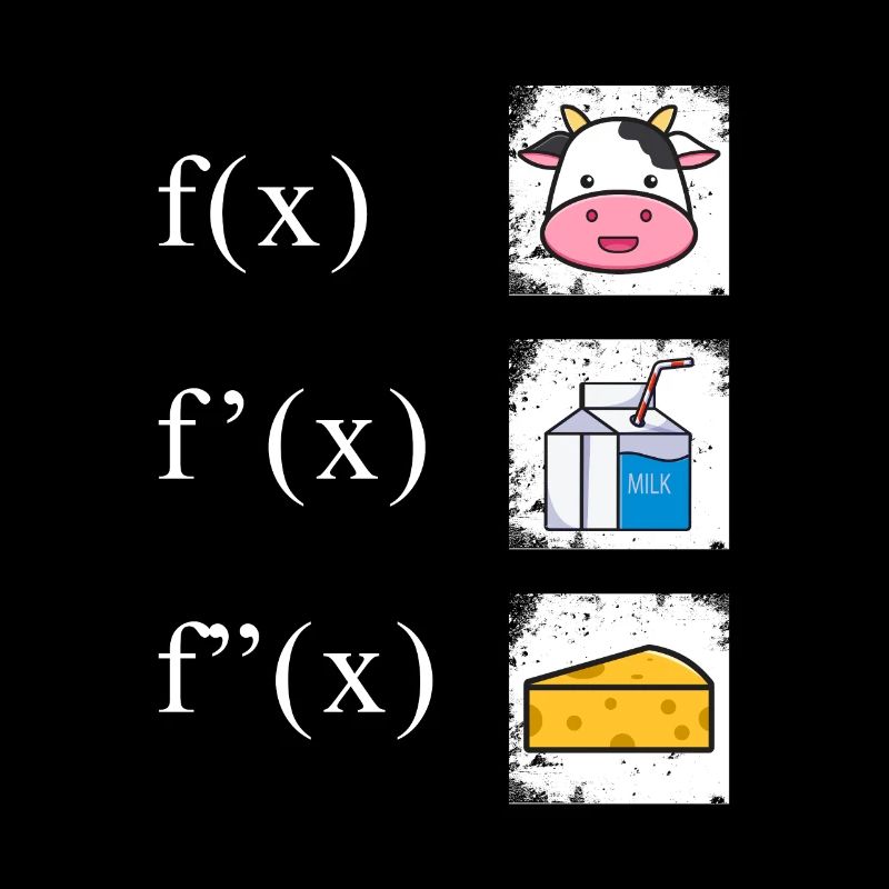 Mathe Ableitung Kuh Milch Käse